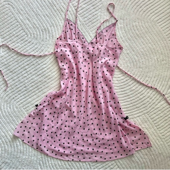 Vintage Oscar de la Renta Heart Slip Dress - Picture 7 of 7